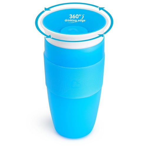 먼치킨 Munchkin Miracle 360 Sippy Cup, Blue, 14 Ounce