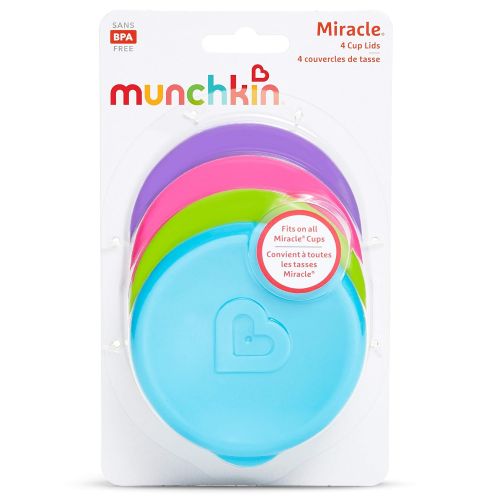 먼치킨 Munchkin Miracle 360 Cup Lids, 4 Count