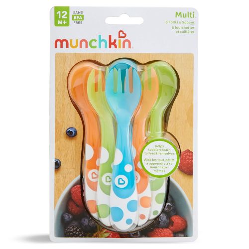 먼치킨 Munchkin 6 Piece Fork and Spoon Set