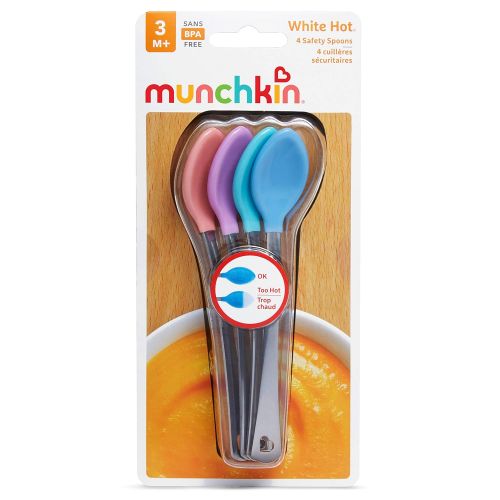 먼치킨 Munchkin White Hot Safety Spoons 4 Ct