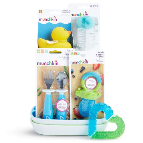 먼치킨 Munchkin New Beginnings Gift Basket, Blue