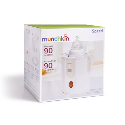 먼치킨 Munchkin High Speed Bottle Warmer, White, 1 Count (Pack of 1)