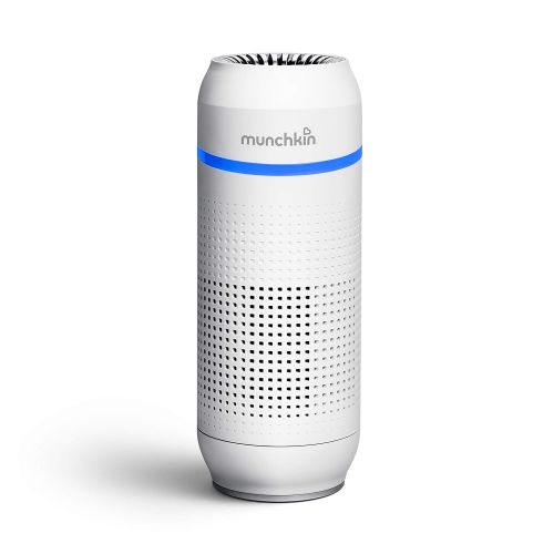 먼치킨 Munchkin Portable Air Purifier, 4-Stage True HEPA Filtration System Eliminates 99.7% of Micro-Pollutants