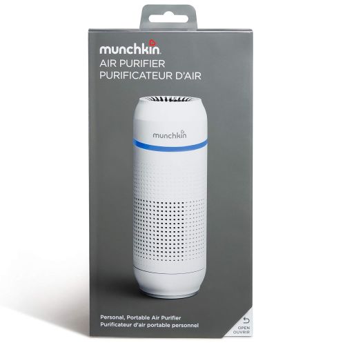 먼치킨 Munchkin Portable Air Purifier, 4-Stage True HEPA Filtration System Eliminates 99.7% of Micro-Pollutants