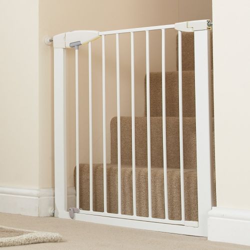 먼치킨 Munchkin Easy Close Metal Baby Gate, White, Model MK0002-012