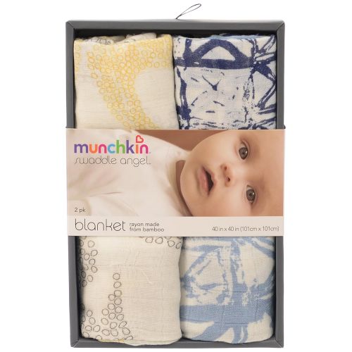 먼치킨 Munchkin Swaddle Angel - X-Batik and Boomerang Prints - 2 ct