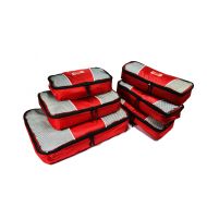 Mundus 6 Piece Premium Packing Cubes Set - Durable Organizers for Travel - Cruise Ship Bags- Luggage Bags - Variety of sizes