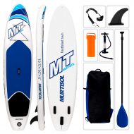Murtisol Inflatable SUP W/ 3 Years Warranty 10.6 Inflatable Paddle Board (25 & 30 Width), Premium SUP Accessories, Dual-Action Pump, Safety Ankle Strap, Adjustable Paddle