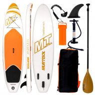 Murtisol 105 Inflatable Stand Up Paddle Board(25 in / 30 in Width), Ultra-Thick Durable PVC, Non-Slip Deck, Premium SUP Accessories, Dual-Action Pump, Safety Ankle Strap, Adjustabl