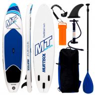 Murtisol 105 Inflatable Stand Up Paddle Board(25 in / 30 in Width), Ultra-Thick Durable PVC, Non-Slip Deck, Premium SUP Accessories, Dual-Action Pump, Safety Ankle Strap, Adjustabl