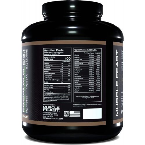  Muscle Feast Premium Blend Protein (Chocolate) 5lbs