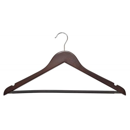  Muscle Rack Wood Suit Hangers - 30 Pack, Cherry