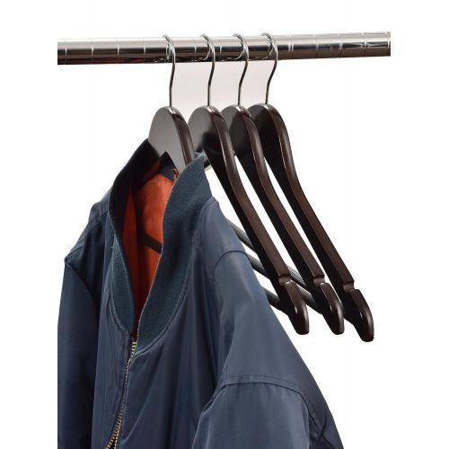  Muscle Rack Wood Suit Hangers - 30 Pack, Cherry