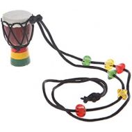 [아마존베스트]Museourstyty Classic Mini African Drum Pendant for Woman Man Wooden Drum