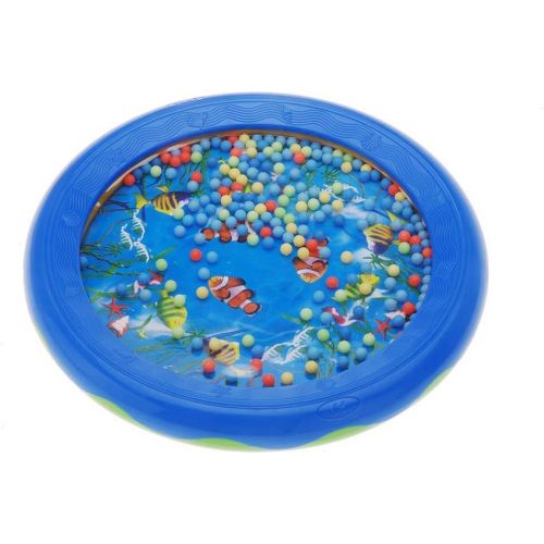  [아마존베스트]Musfunny Ocean Drum Wave Bead Drum Gentle Sea Sound Music Gift Musical Educational Toy Tool for Kid Child Baby