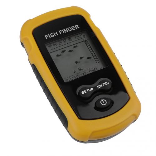  Music 100m Depth Fish Finder Detector Portable River Lake Sonar Fishing Sensor Alarm