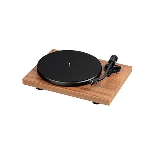  Music Hall MMF-Mark-1 SE Turntable with Ortofon MM Cartridge (Walnut Veneer) Bundle with Record Care System (2 Items)