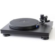 Music Hall Stealth 3-Speed Direct-Drive Audiophile Turntable with a Unique Multi-Layer Plinth Design | Pre-Mounted Ortofon 2M Blue Cartridge | 9” S-Shape Tonearm w/Detachable Headshell |