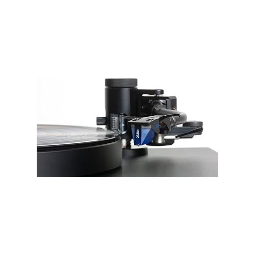  Music Hall Stealth 3-Speed Direct-Drive Audiophile Turntable with a Unique Multi-Layer Plinth Design | Pre-Mounted Ortofon 2M Blue Cartridge | 9” S-Shape Tonearm w/Detachable Headshell |