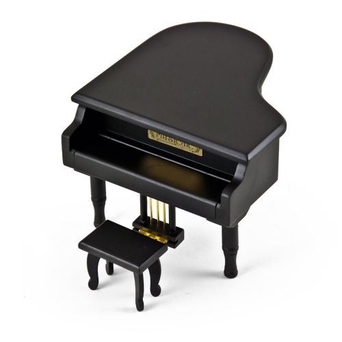  MusicBoxAttic Gorgeous Baby Grand Musical Piano With Bench - Circle of Life (Lion King)