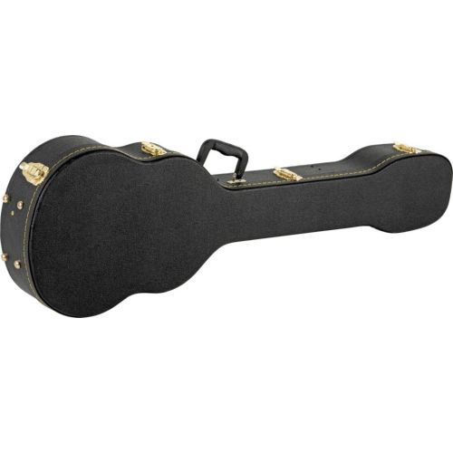  Musician's Gear Musicians Gear Electric Bass Case Violin Shaped Black