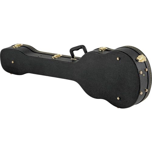  Musician's Gear Musicians Gear Electric Bass Case Violin Shaped Black