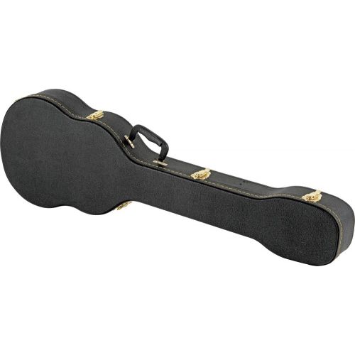  Musician's Gear Musicians Gear Electric Bass Case Violin Shaped Black