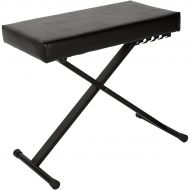 Musicians Gear},description:The Musicians Gear Deluxe Keyboard Bench is an X-style folding throne that features supreme comfort from heavy padding and great stability from rubber f