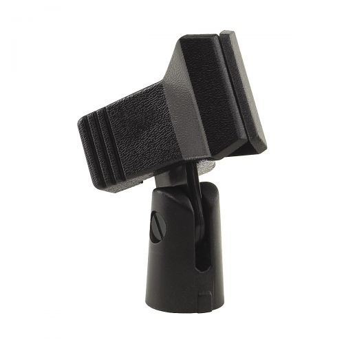  Musicians Gear},description:Powerful spring-loaded universal clamp holds mics securely in place. Black with a brass insert.