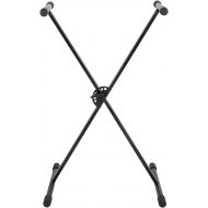 Musicians Gear KBX1 Single-Braced Keyboard Stand Black