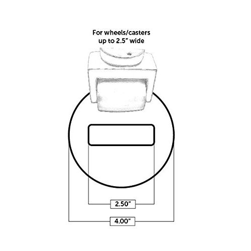  Clear Piano Caster Cups, 4 diameter for grand pianos and baby grand pianos, transparent virtually invisible, MADE IN USA by Musicmaide MMAZ5000 (set of 3)