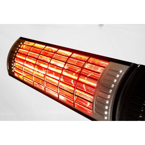  Muskoka Lifestyle Products 1500 Watt Infrared Heater Remote Controlled Patio Heateron OffHigh Lowmed