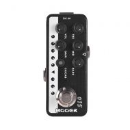 Muslady 015 BROWN SOUND 90s Style Digital Preamp Preamplifier Guitar Effect Pedal Dual Channels 3-Band EQ Mooer MICRO PREAMP Series