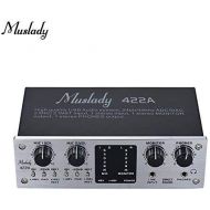 Muslady 422A 4-Channel USB Audio System Interface External Sound Card +48V phantom power DC 5V Power Supply for Computer Smartphone With USB Cable