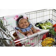 Muslin BINXY BABY Shopping Cart Hammock | The Original | Ergonomic Infant Carrier + Positioner