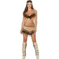 할로윈 용품Musotica Sexy Two Piece Fringe Native American Woman Halloween Costume