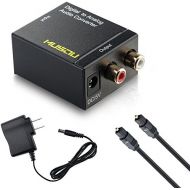 [아마존베스트]Musou Digital Optical Coax to Analog RCA Audio Converter Adapter with Fiber Cable
