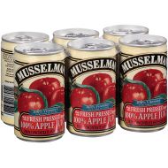 Musselmans 100% Apple Juice, 6 pack of 5.5 Oz Cans (Pack of 8)