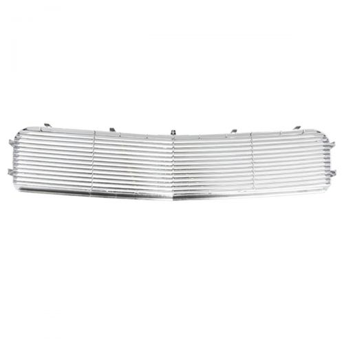  For Ford Mustang V6 Pony Car ABS Plastic Horizontal Style Front Grille (Chrome) - 5th Gen