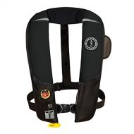 Mustang Survival Corp Inflatable PFD with HIT (Auto Hydrostatic) with Harness, Black