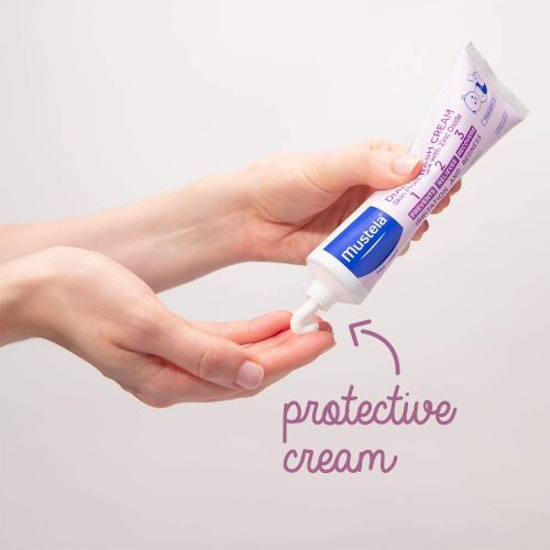 무스텔라 [아마존베스트]Mustela Diaper Rash Cream 1 2 3, Prevents and Protects, with Natural Avocado Perseose, Fragrance-Free, 3.8...