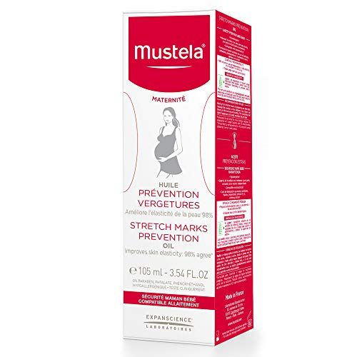 무스텔라 [아마존베스트]Mustela Stretch Marks Prevention Oil, Pregnancy Skin Care Oil, with Natural Avocado Oil, 3.54 Ounce