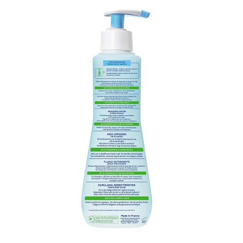 무스텔라 Mustela No Rinse Cleansing Water, Micellar Water Cleanser for Babys Face, Body and Diaper, with Natural Avocado Perseose and Aloe Vera, Various Sizes