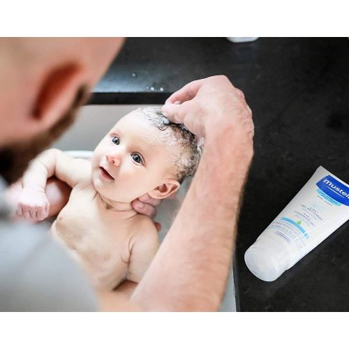 무스텔라 Mustela 2 in 1 Cleansing Gel, Baby Body & Hair Cleanser for Normal Skin, Tear-Free, with Natural Avocado Perseose, Available in 1-Pack or 2-Pack