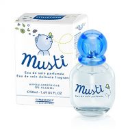 Mustela Musti Eau de Soin Spray, Baby Cologne and Perfume, Alcohol-Free Fragrance, Citrus and Floral, Single-Pack or Baby Gift Set