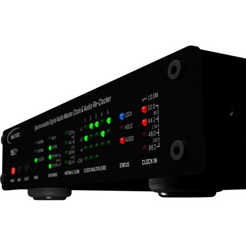  Mutec MC3+ Audio 1G-Clock Re-Clocker USB Interface/Ultra-Low Jitter Master Clock (Black-Front Plate)