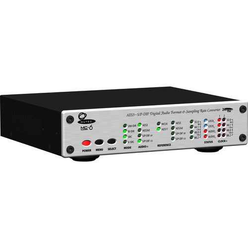  Mutec MC-6 Stereo Digital Audio Format & 4-Channel Sample Rate Converter