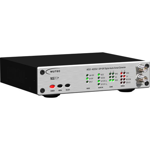  Mutec MC-1.1+ Bidirectional Digital Audio Format Converter for AES3, AES3id, and S/PDIF