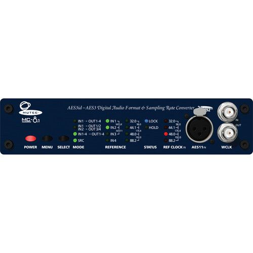  Mutec MC8.1 Multichannel Interface and Sampling Rate Converter for AES3id to AES3