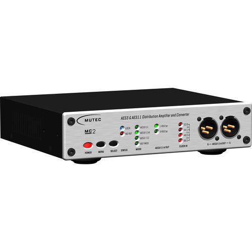  Mutec MC-2 Distribution Amplifier & Format Converter for AES/EBU